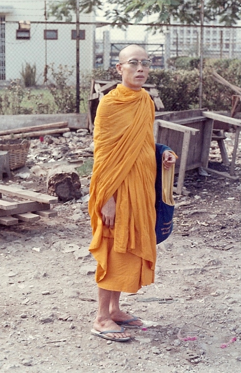 1970 - April - Bangkok - Buddist Monk