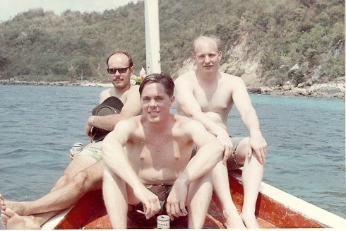 1970 - April - Bangkok - Pattaya Trip - Gulf of Siam - Mark, Roy &amp; Anthony